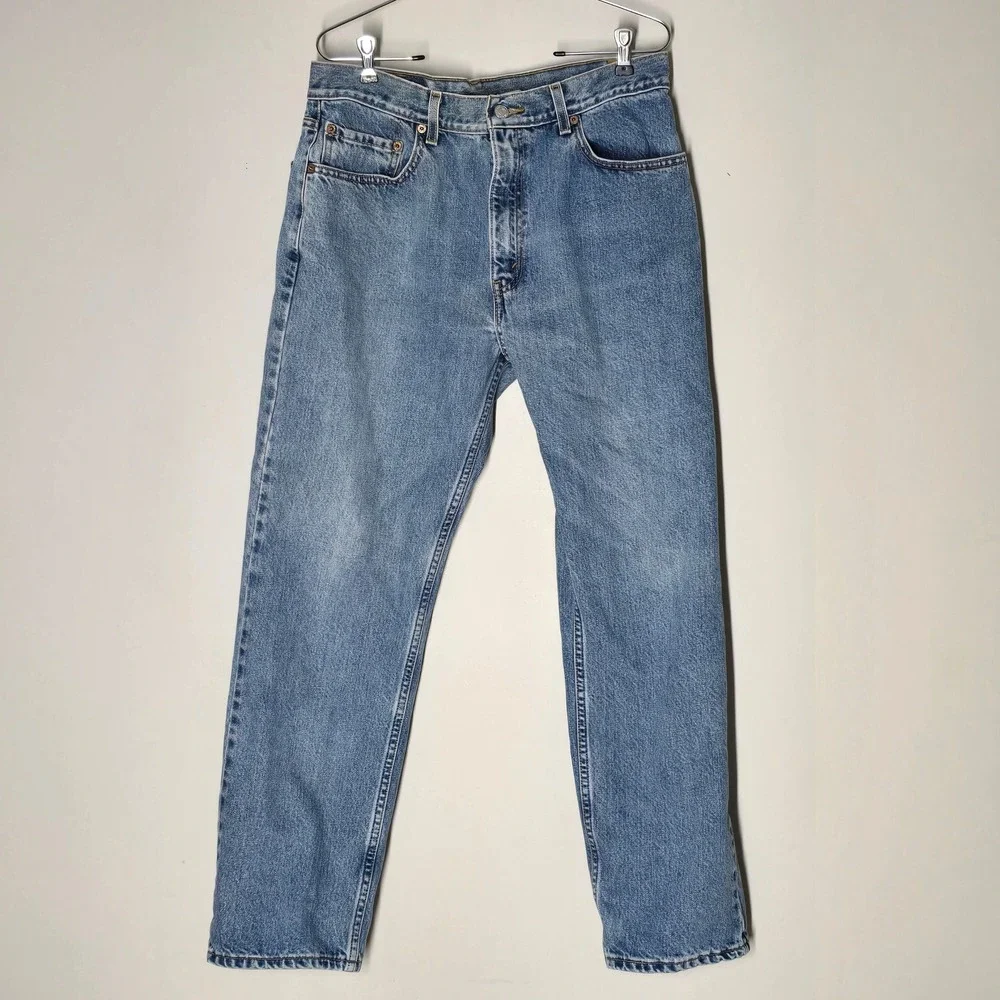 Vintage Levi's 505Jeans Mens 33x29 Regular Straight Blue‎ Denim 90s